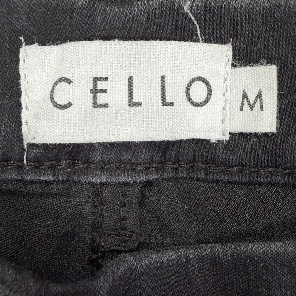 Cello Womens Jeggings Skinny Black High Rise Stretch Size M